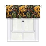 Photo Gallery whjssf golden monkey climbs vine prints tenda con asta corta, 137,2 x 45,7 cm per la maggior parte delle aste per tende standard o decorative, per cucine, bagni, lavanderie Photo Gallery whjssf golden monkey climbs vine prints tenda con asta corta, 137,2 x 45,7 cm per la maggior parte delle aste per tende standard o decorative, per cucine, bagni, lavanderie