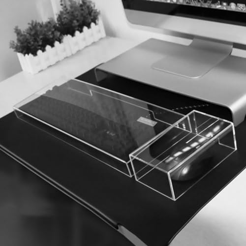 Funda antipolvo para ratón transparente en acrílico resistente de 2 unidades 6