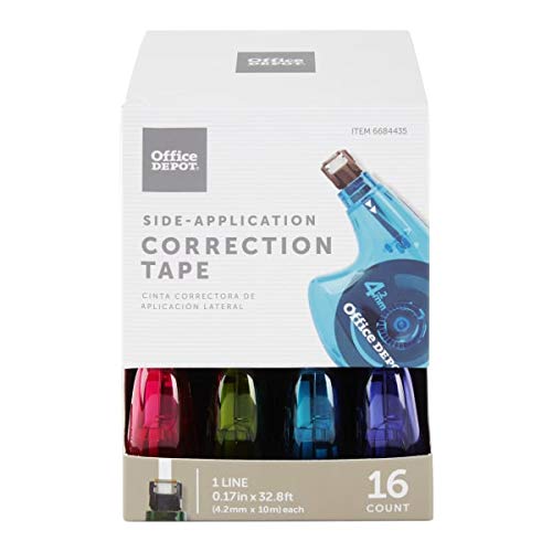 Office Depot Brand Side-Application Correction Tape, 1 Line x 392