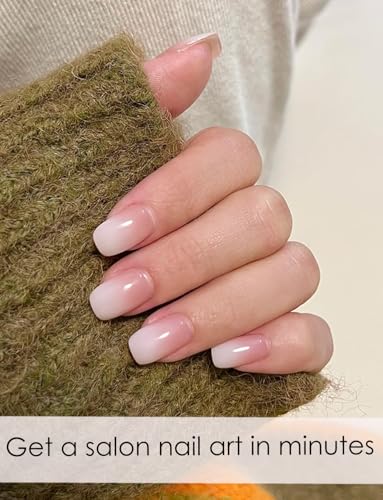 Wahrshei Semi Cured Gel Nail Strips | 20 Transparent Gradient Uv Gel Nail Sticker thumb #3