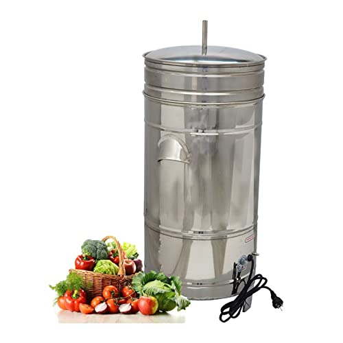 LGXEnzhuo Stainless Steel Vegetable Water Dehydrator Salad Dryer for Soy-milk Removal Dehydration Oil Removal Vegetable Water Removal 220V 750W