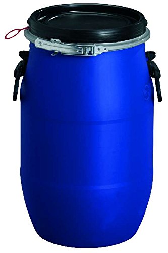 Botte a collo largo, 30 l, PE, blu, 2 maniglie