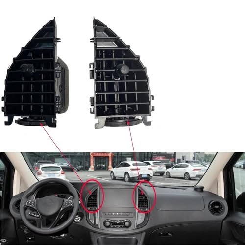 Bouche aération de voiture directionnelle pour panneau de climatisation Vito 2017-2021 - 2