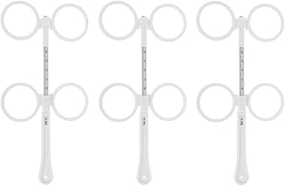 3pcs Optical Flipper Optometry Plastic Flips Lens Optometry Plastic Flips for Near Vision Amblyopia Confirmation Test ±25° ±0. 5° ±100°