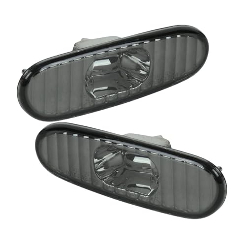 MNMSYH Smoke Side Marker Lights Tinted Signal Heavy Duty ABS Plastic Housing/Polycarbonate Lens Front Right Left for Toyota for Celica GT/GTS 2000-2005 for MR2 Spyder Base 2000-2005