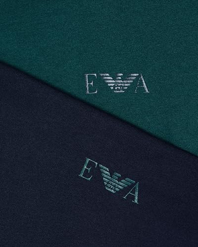 Emporio Armani Men's Bold Monogram 2 Pack Crew Neck Shirt3
