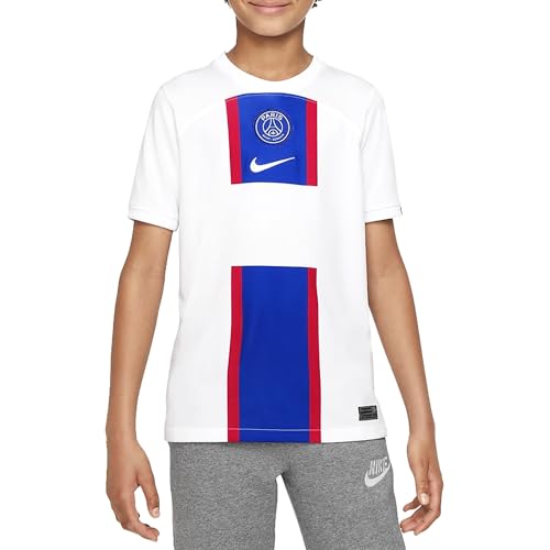 Paris Saint-Germain FC - Camiseta Hombre FC DN2740 PSG DF Stad, Blanco/Vieja Real/Blanco, XS