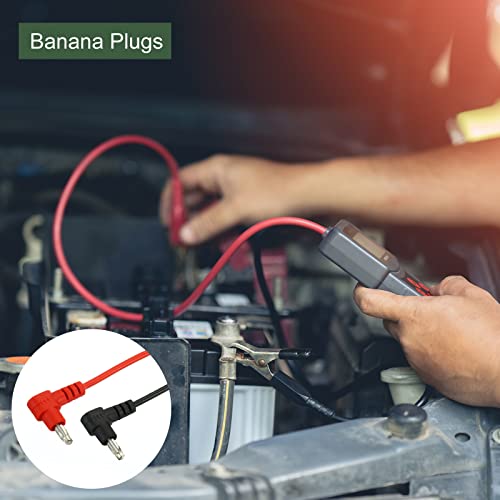 YOKIVE 1 Pair Test Leads, Multimeter Probe Cable with Banana Connector | Testing Electronic Components, Great for Electronic Work (Red, Black, 55Cm) - Thumbnail 3