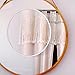 Healeved Suction Cup Magnifying Mirror White, 7X, Bathroom Travel Makeup Applications, Shaving Magnifying Glass Portable Cosmetic Mirror for Women Eyebrow Grooming