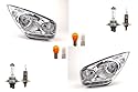 Johns, Scheinwerfer Halogen passend für Kia Venga YN 02/2010- Leuchtmittel Set Links Re