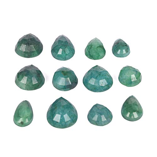 Gemhub 4J-ZQR5-F03K 140 Ct. Natural Green Emerald Gemstone, Pear Cut Green Emerald, Loose Green Emerald thumb #4