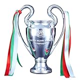 Auténtica réplica de trofeo de fútbol: esta réplica detallada de resina captura el diseño icónico del trofeo de campeones europeos, perfecto para fans y coleccionistas. Disponible en varios tamaños: 15 cm, 32 cm, 42 cm y 75 cm.