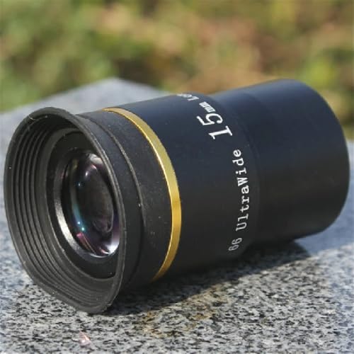Ocular gran angular 1,25 pulgadas 66 grados 15mm para accesorios de telescopios 5