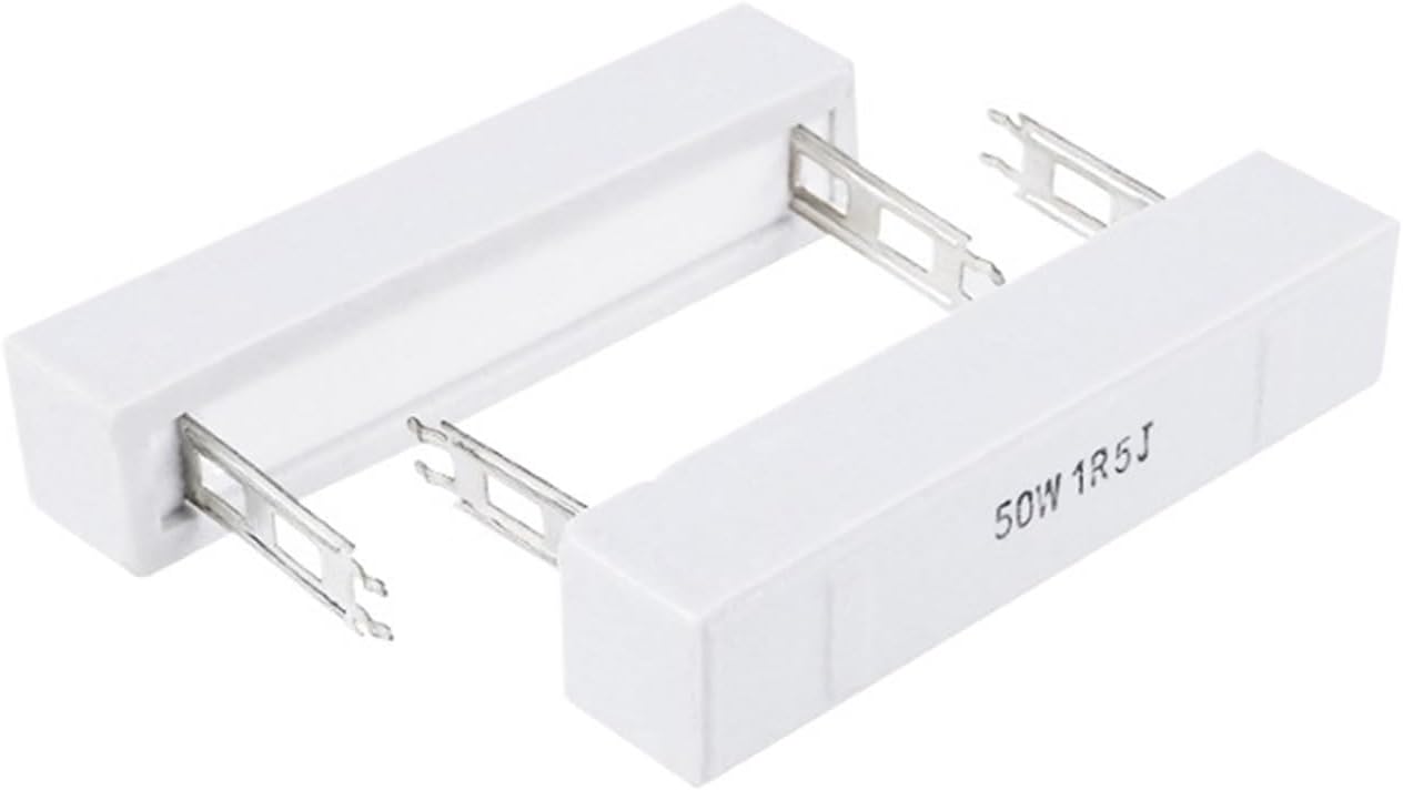 50W Ceramic Cement High Power Resistor 0.1~1K 0.2 0.22R 0.5 1 1.5 2 2.5 3 4 5 6 8 10 15 20 25 30 50 80 100 200 250 300 500 Ohm(270 Ohm)