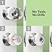 Moonybaby Door Knob Cover for Child Safety, Baby Proof Safety Locks for Doors, No Toxic, No Polluting, Odorless PP Fiber Material, No Tool Easy Install (4 Pack)