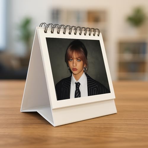 Image of Katseye Desk Photo Album - Premium Spiral Display (24 Glossy Laminated Photos Front Back)