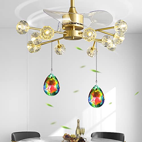 Image of Ceiling Fan Extension Pull Chain Light Fixture Decorative Chain Ball Chain Connectors Pack of 2