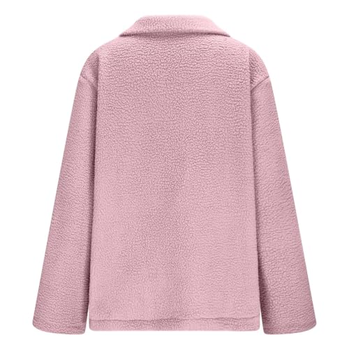 Sherpa Fleece Jacket Women Thermal Faux Shearling Oversized Jacket - image 6