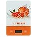 COM-FOUR® Bilancia da cucina - Bilancia da cucina digitale - Bilancia domestica con design di frutta - Bilancia digitale per la cucina e la casa - fino a 5 kg (1 pezzo - arancia)