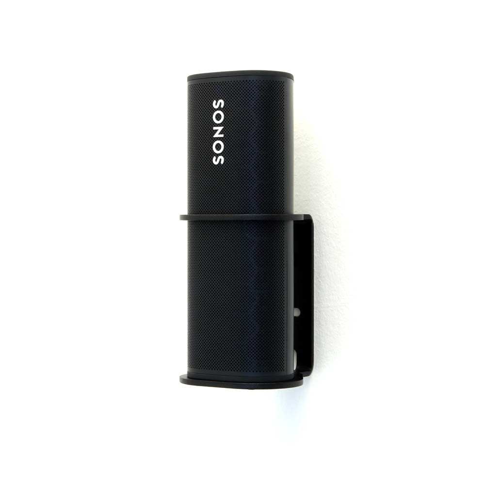 EMAQUIN Wandhalterung Paar(2 Stück) Für Sonos Roam 2/Sonos Roam/Roam SL Lautsprecher(Kompatibel Mit Sonos Roam 2/Roam/Roam SL,Wandhalterung-Paar,Schwarz - View #2