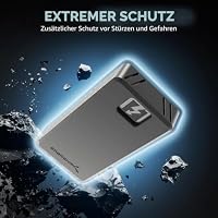 SABRENT Rocket XTRM 5 2TB Tragbare SSD – Thunderbolt 5 Externe Festplatte, 80Gbps Verbindung, bis zu 64Gbps Geschwindigkeit, kompatibel mit TB4/TB3/USB4/USB 3.2, Aluminium & Silikon (SB-XTM5-2TB) – Ansicht 7