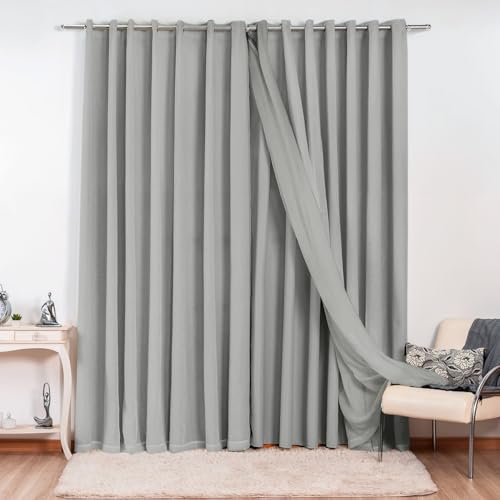 Cortina Gaze de Linho com Blackout em Tecido 3,00 x 2,60 para Sal...