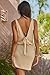 BECCA Gilded - Women's Dress, Sexy, Beach Cover Ups for Women, Gold, Small