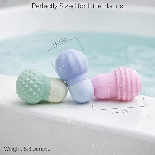 Sensory Squeezing Water Bath Toys for Toddlers,3PCS Bath Tub Pool Floating Toys for Babies Kids 1-3,Textured Fidget Toys Stocking Stuffers Gifts for Boy Girl 18+ Months - Image 7