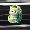 Cat Air Freshener Car Vent,Cartoon Lovely Auto Vent Clip Diffuser - Sea Smell Car Cartoon Aromatherapy Diffuser Automotive Interior Accessories #2