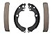 ACDelco Gold 17628B Bonded Rear Drum Brake Shoe Set