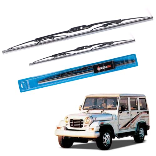 Image of Windshield Car Wiper Blades Metal Frame Water Repellant Cleaning Wiper Blades Refills Best for Mahindra Armada (1995-2000) Dr 12 inch /Pa 12 inch