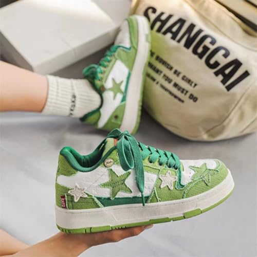 Retro Star Platform Shoes Vintage Chunky Sneakers for Women Men Trendy Casual Aesthetic Y2k Skate Shoes3
