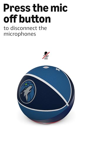 Image of Amazon Echo Dot (newest model) | Officially Licensed NBA Limited-Edition | Minnesota Timberwolves