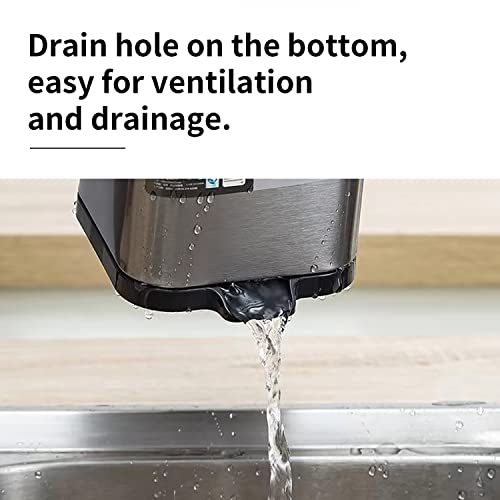 Knife Holder, Stainless Steel Knife Holder For Kitchen Counter, Detachable Knife Block Storage Organizer, Modern Knife Holder (Knives Not Included) #TOP6