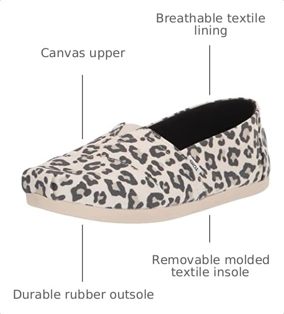 Image of TOMS Women's Alpargata Espadrille Loafer Flat, Egret, 7.5