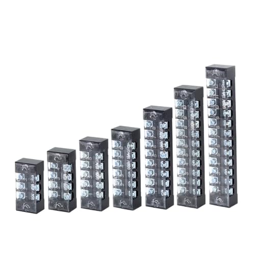 Bloc de jonction TB-1506 robuste et isolant, barrière de connexion double rangée 600V - 2