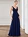 Ever-Pretty Women's Backless A-Line Empire Waist Maxi Prom Dresses Long Ball Gown Navy Blue US12