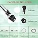 EPLZON Panel Mount Fuse Holder 5X20 mm 250V AC 10A 125V AC 15A 12V DC Screw Cap Fuse Holder with Pre-Soldered Wires and 10A/15A Fast Blow Glass Fuse kit
