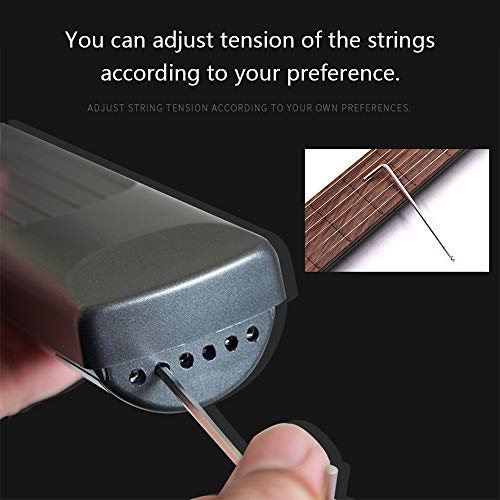 KKmoon SOLO Tela Eletrônica Guitar Chord Trainer Portátil Modelo De Bolso De Madeira Exercício Guita