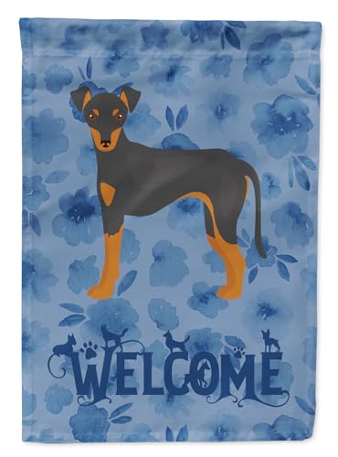 Drapeau extérieur Manchester Terrier multicolore décoratif de jardin taille S - 2