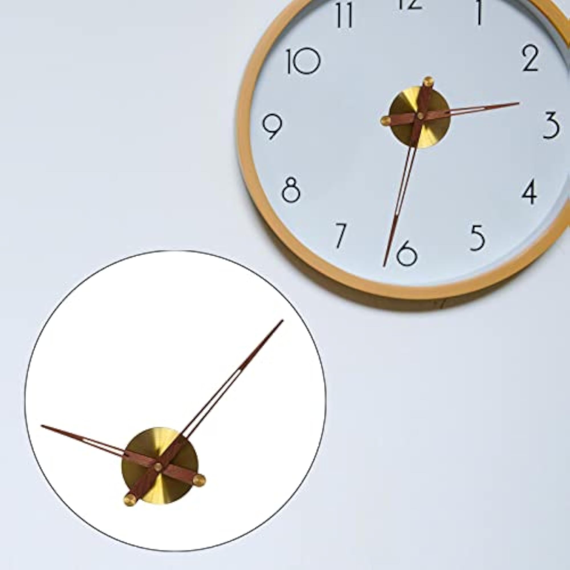 Clock Movement Replacement Parts with Wood Pointers