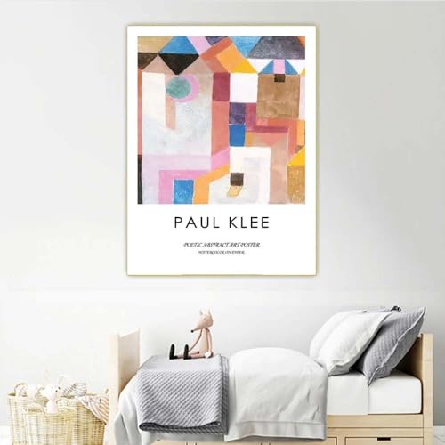 Tableau Paul Klee pour salon chic et architecture colorée - 2