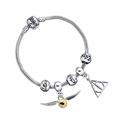 Bracelet Harry Potter argenté pour accessoiriser vos tenues de tous les jours