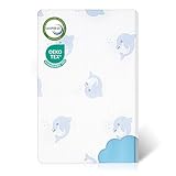 JUNYOHOA Pack N Play Mattress,38x26 Breathable Dual Sided Firm & Soft Memory Foam Thick Pack and Play Mattresses,Baby Mattress for Pack N Play with Zipper Cozy Cover