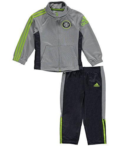 Adidas Boys' Fashion Tricot Jacket and Pant Set