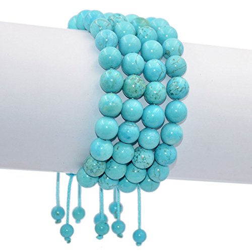 Image of AD Beads Natural 10mm Gemstone Bracelets Healing Power Crystal Macrame Adjustable 7-9 Inch