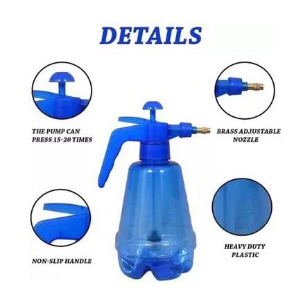 Image of Heavy Duty Garden Pump Pressure Sprayer, Lawn Sprinkler, Water Mister, Spray Bottle for Herbicides, Pesticides, Fertilizers, Plants Flowers Random Colors(1.2 L Capacity) (Multicolor)