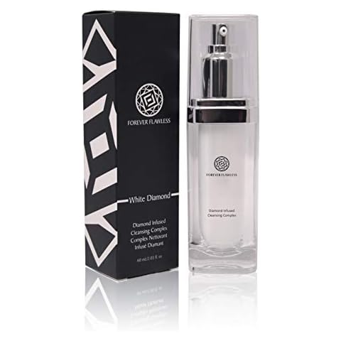 Forever Flawless Best Facial Cleanser with 100% White Diamond Infused Powder, Antioxidants, Vitamin A and E For Oily, Dry & Sensitive Skin, Anti-Aging, Anti Wrinkle. Men and Women FF13, (2.03 fl oz) Cover