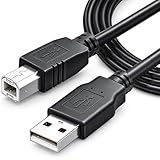 [COMPATIBILITÉ] Notre câble d'imprimante USB 2.0 est parfaitement compatible avec les scanners et imprimantes (type B) tels que Canon, Dell, Xerox, Samsung, HP, Lexmark, Epson vers un ordinateur portable, un ordinateur (type A) ou d'autres appareils compatibles USB.