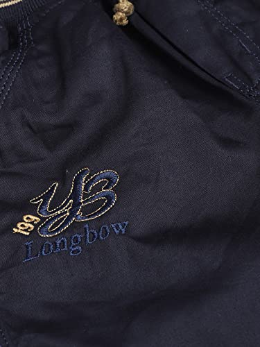 Image of ADBUCKS Boys Mid Rise Relaxed Easy Wash Chambray 3 /4th Cargos Trousers